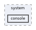 console